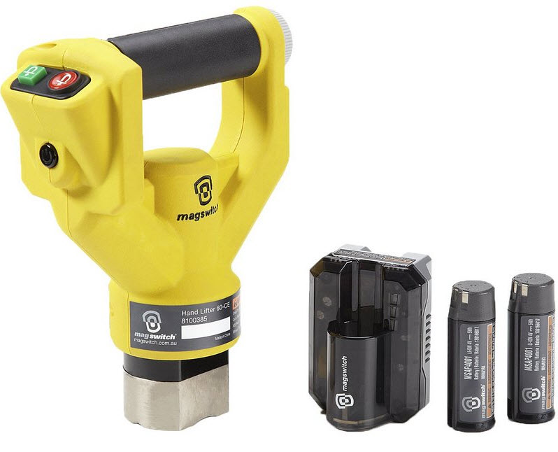 Akku-Hand-Hebemagnet, praktische Werkzeuge Akku-Hand-Hebemagnet geht elektrisches Spannen und Lösen per Knopfdruck