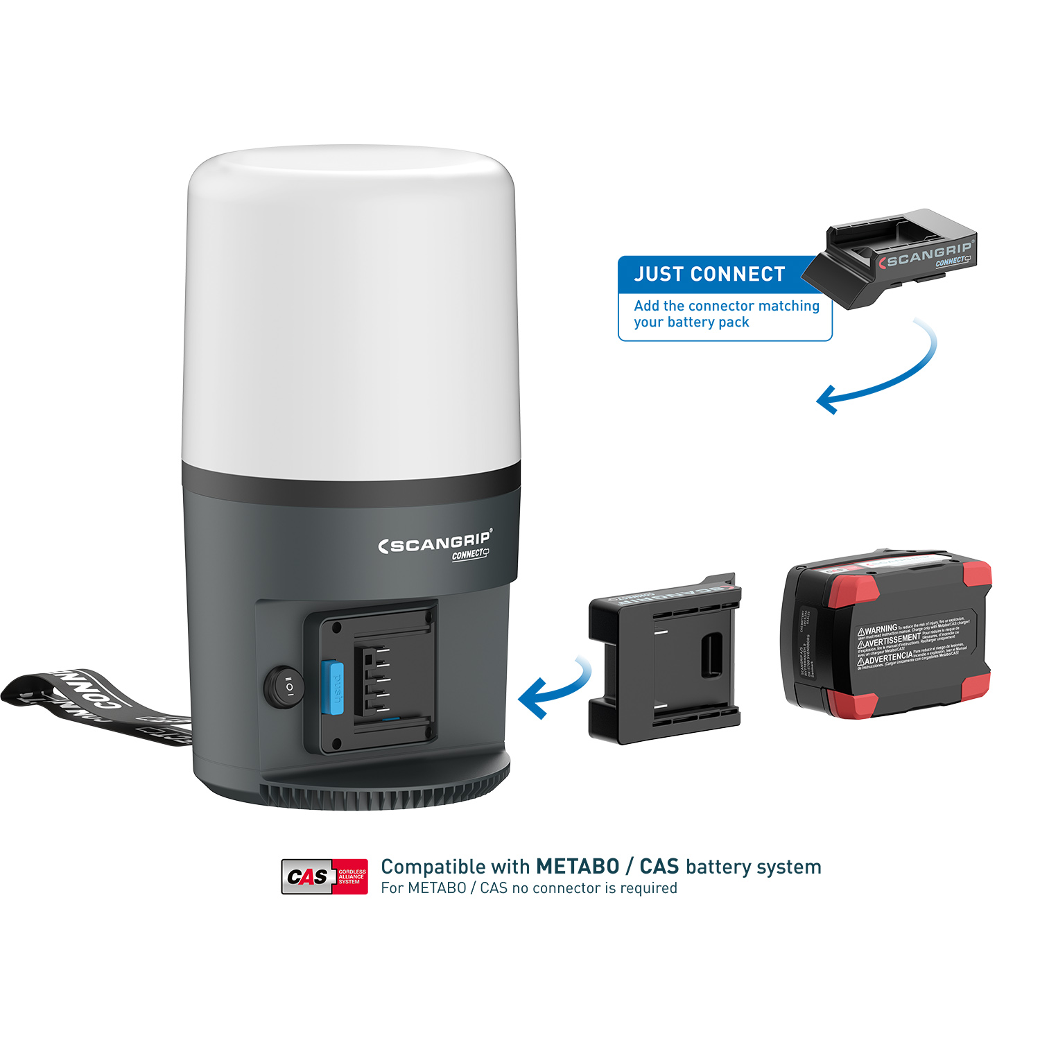 Arbeitsleuten LED CONNECT 360° 6000 L