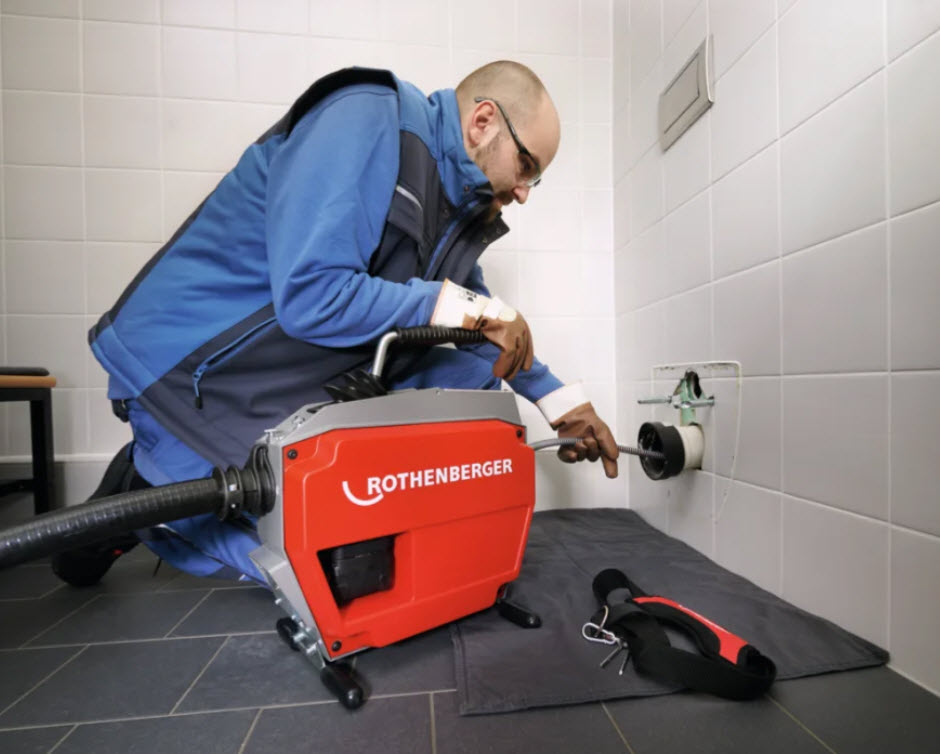 Akku-Rohrreinigungsmaschine R600 VarioClean