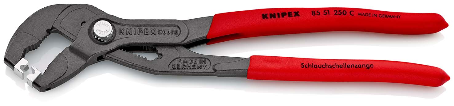 Federbandschellenzange-Knipex Einfaches Arbeiten mit Federbandschellenzange-Knipex von praktische Werkzeuge