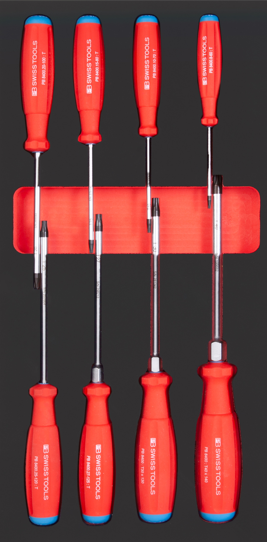 Werkzeugeinlage Schraubenzieher PB Torx von der Marke Kraftwerk durch praktische-werkzeuge Werkzeugeinlage Schraubenzieher PB Torx von der Marke Kraftwerk durch praktische-werkzeuge für eine übersichtliche Ordnung in der Werkstatt