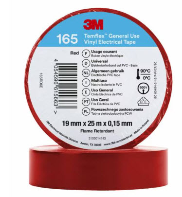 Isolierband 3M 19mmx20m rot