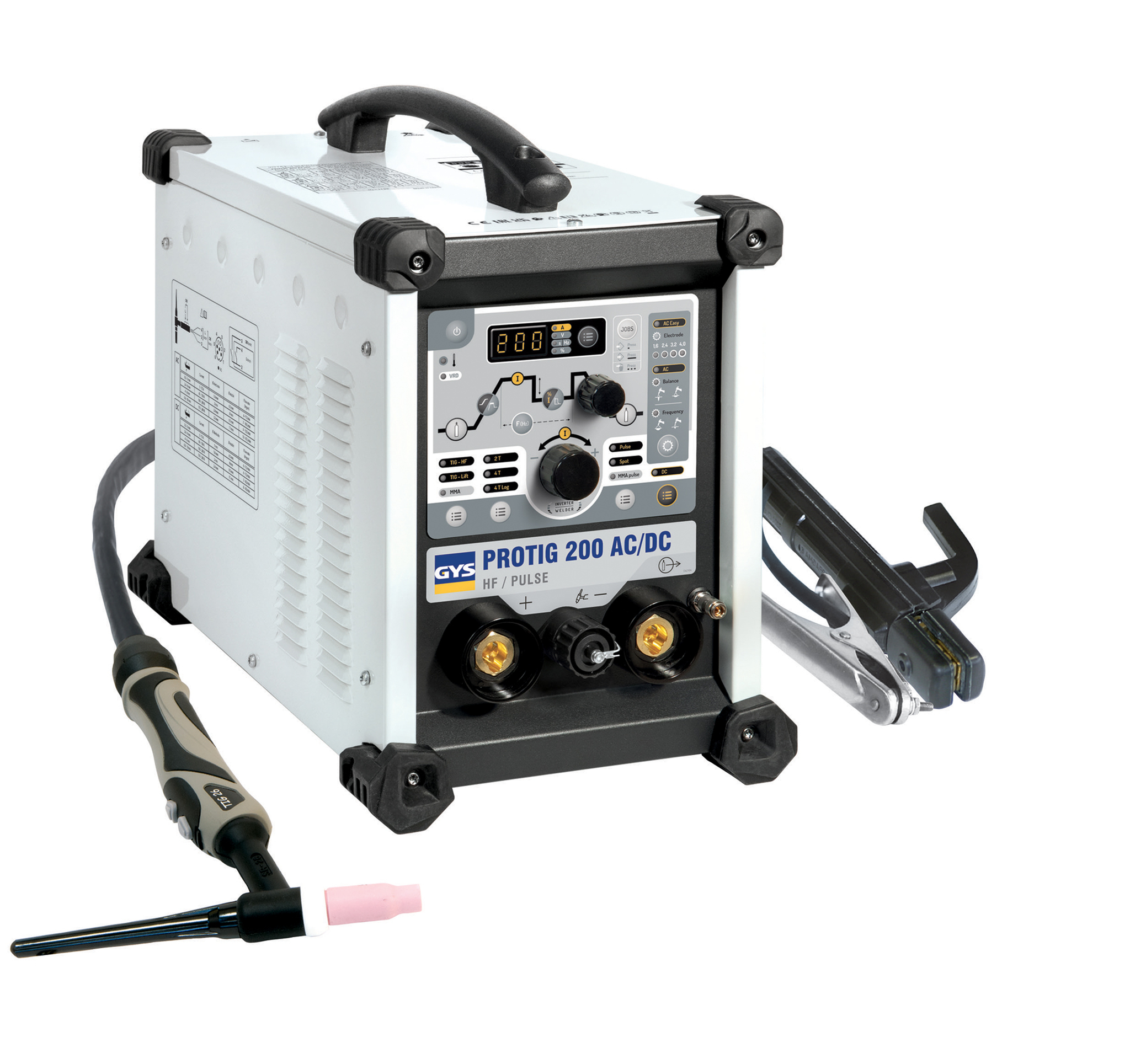Schweissgerät WIG DC 200 AC/DC von der Marke GYS durch praktische-werkzeuge Schweissgerät WIG DC 200 AC/DC von der Marke GYS durch praktische-werkzeuge für eine optimale Schweisstechnik
