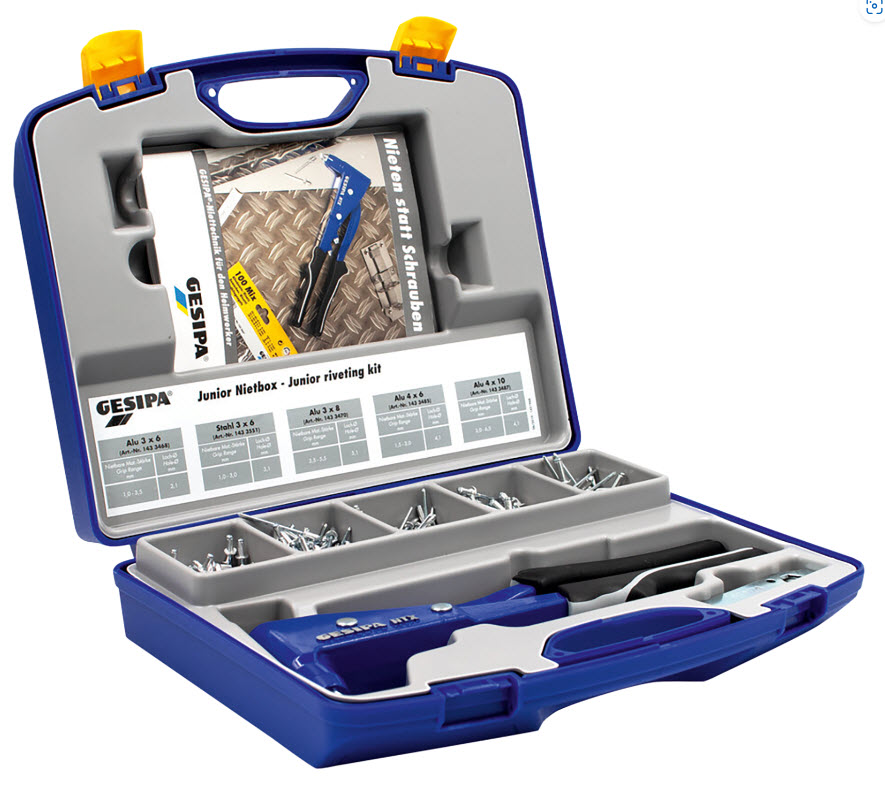 Junior Nietbox_Gesipa Einfaches Arbeiten mit Junior Nietbox_Gesipa von praktische Werkzeuge