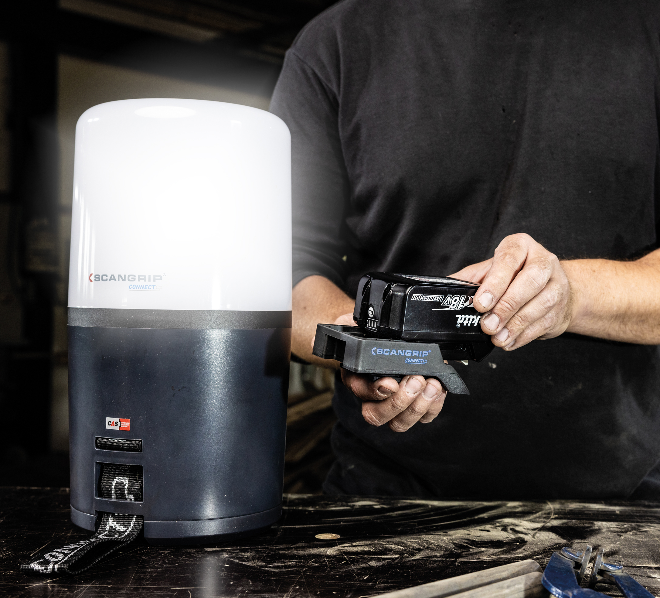 Arbeitsleuten LED CONNECT 360° 6000 L