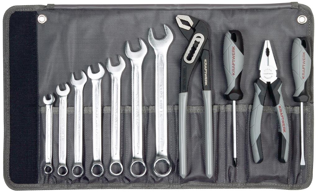Werkzeug-Etui bestückt 11-tlg. Werkzeug-Tasche bestückt 11-tlg.